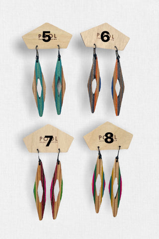 Rhombus Dangle Earrings