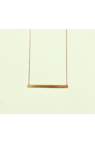 Embrace Necklace • Hammer Textured Sterling Silver with Rolo Chain